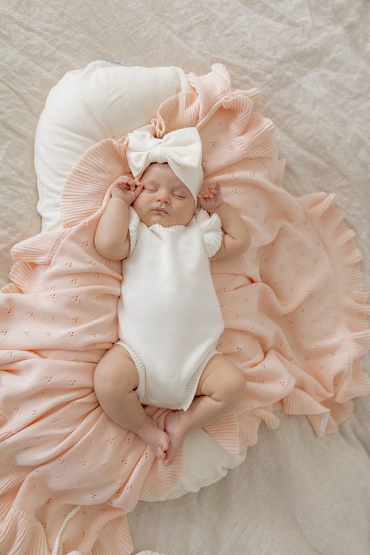 FRILL ROMPER | MILK