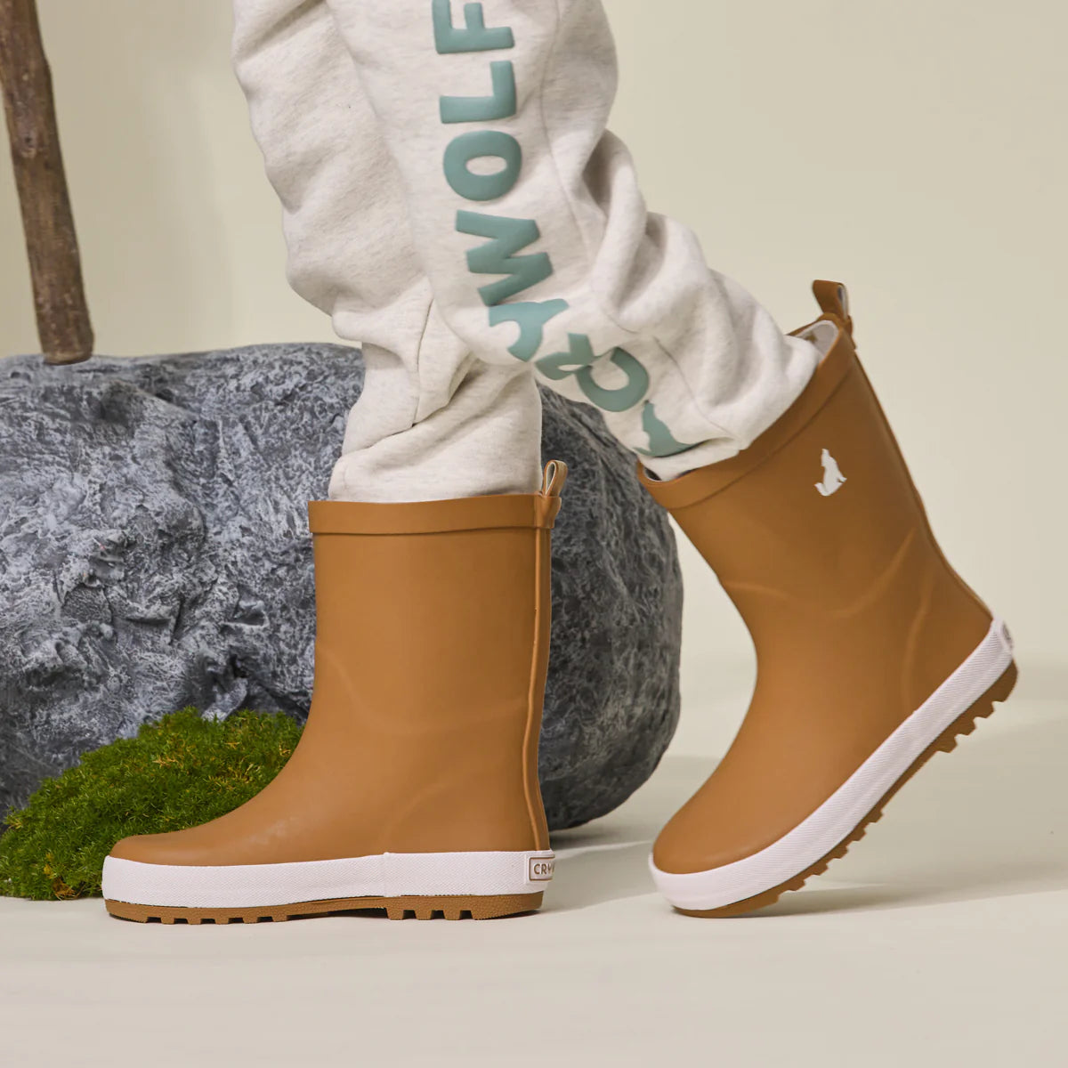 Crywolf Rain Boots- Tan