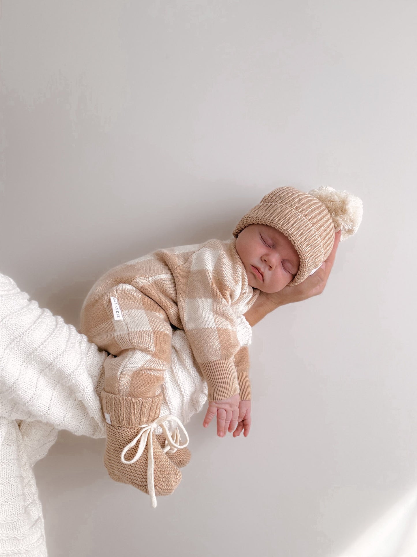 CLASSIC KNIT ROMPER | GINGHAM