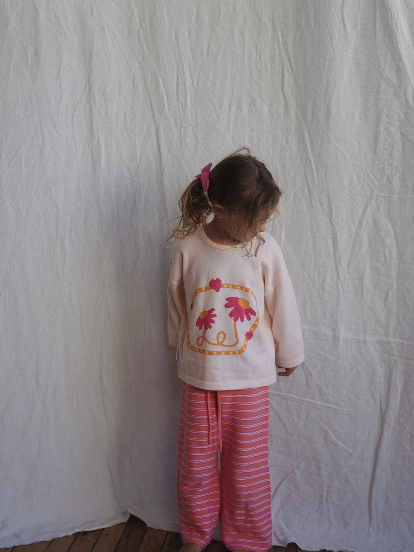 CROPPED PANTS | CORAL