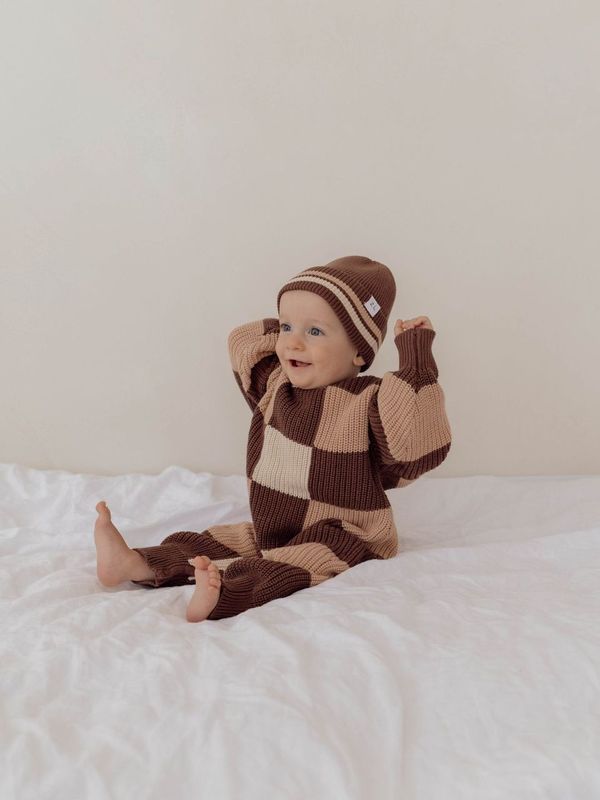 WINTER PLAYSUIT | CHECKS