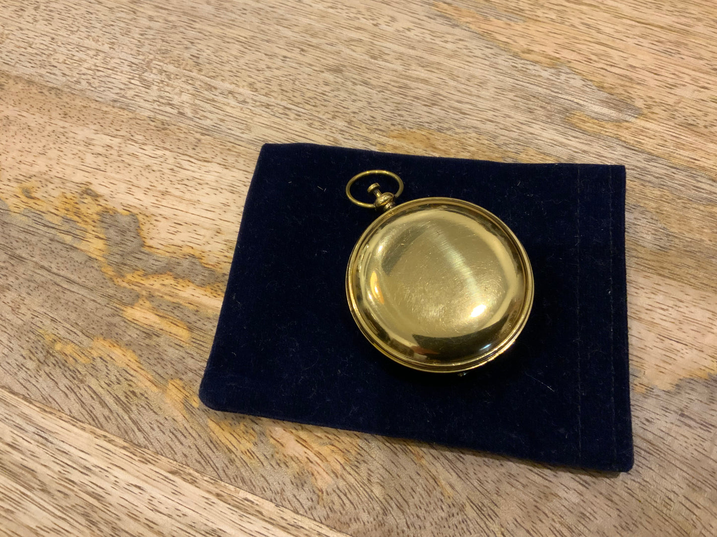 Compass - Flip Out Lid Shiny Brass finish