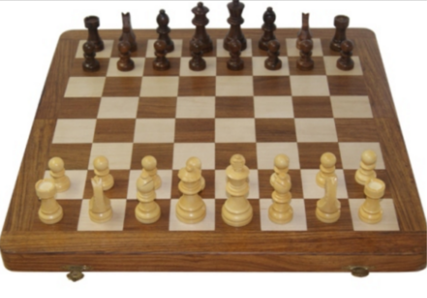 Folding Chess Set with Wooden Pieces - PREORDER ONLY